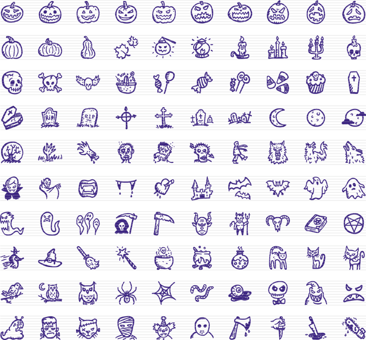 Halloween Icons PNG
