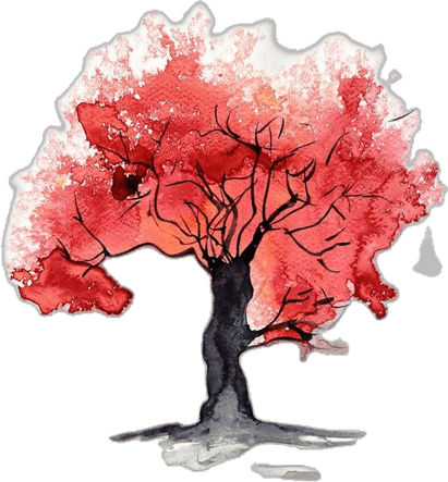 Red Tree PNG