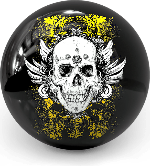 Grunge Skull PNG