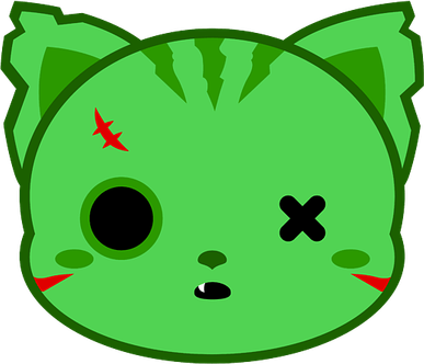 Zombie Cat PNG