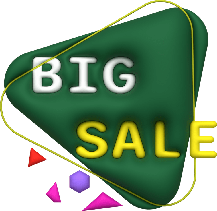 Big Sale Banner PNG