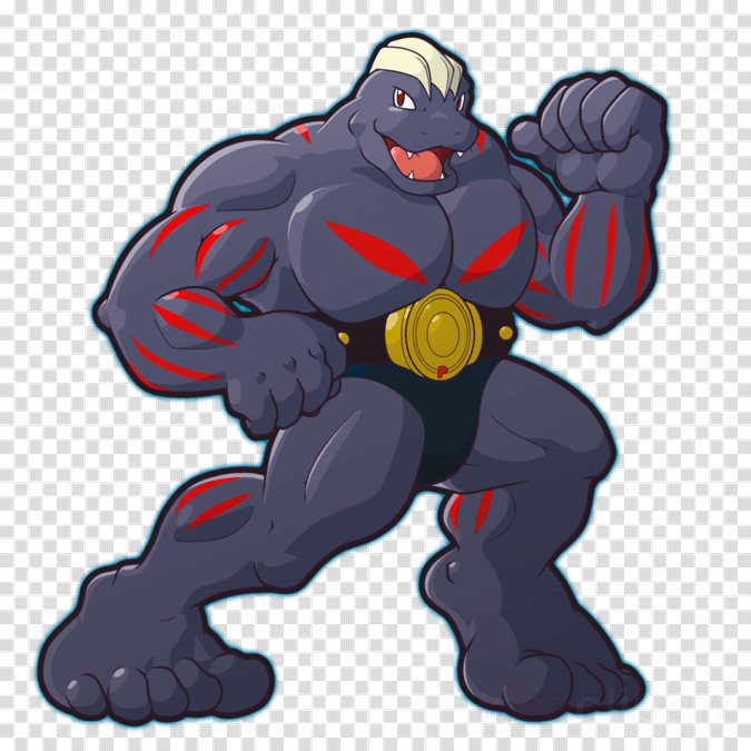 Machoke Pokemon PNG