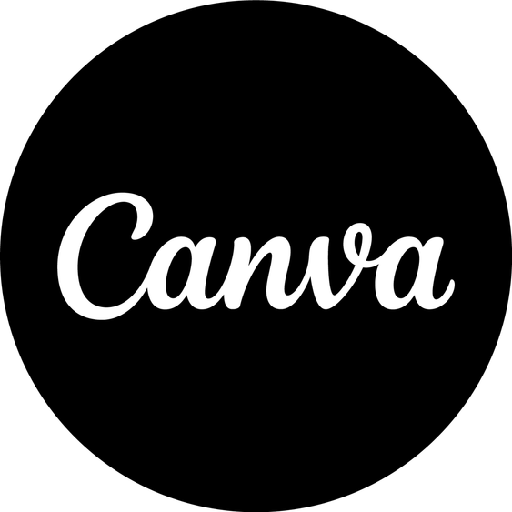 Canva Logo Black PNG
