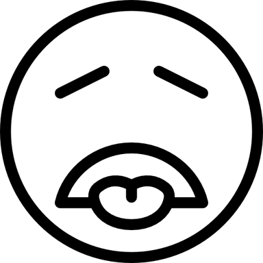 Disgusted Emoji PNG