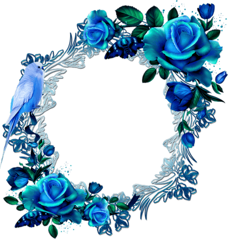 Royal Blue Flower PNG