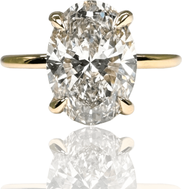 Oval Cut Diamond PNG