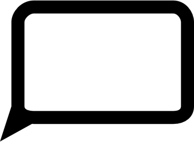 Blank Text Bubble PNG