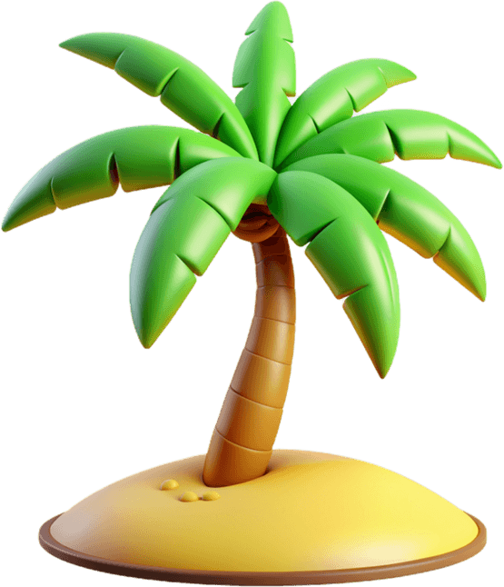 Palm Tree 3d PNG