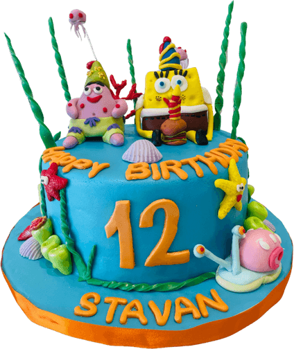 Spongebob Cake PNG