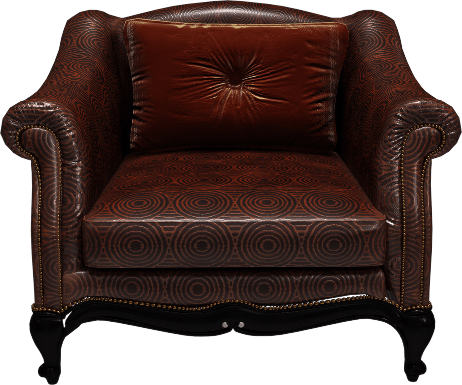 Brown Armchair PNG
