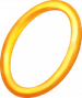 Gold Sonic Ring PNG