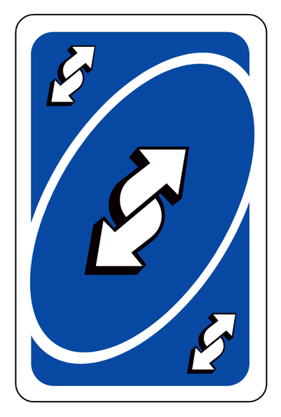 Uno Reverse Card PNG