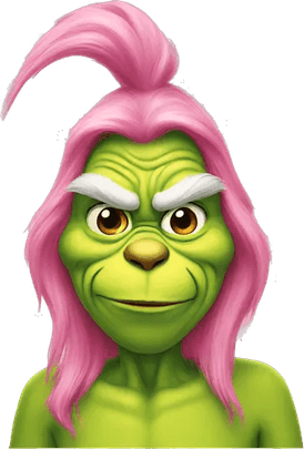 Pink Grinch PNG