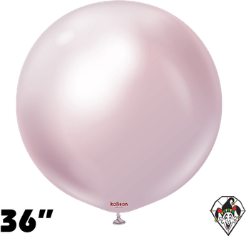 Pink And Silver Balloon PNG