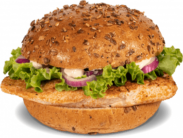 Chicken Fillet Burger PNG