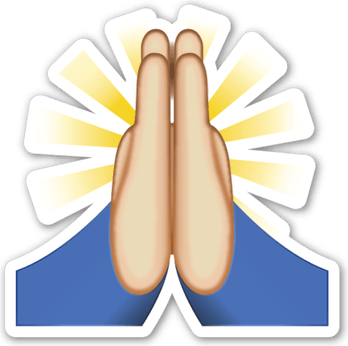 Prayer Hands Emoji PNG