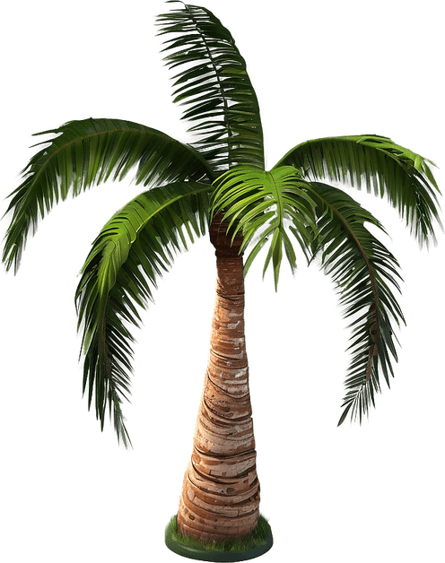 Palm Tree 3d PNG