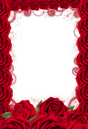 Red Roses Border PNG