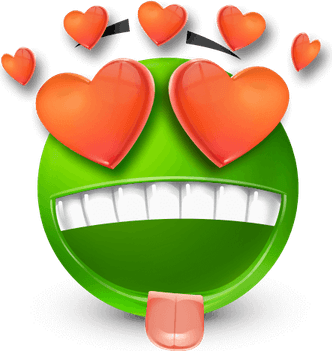 Emoji Heart Eyes PNG
