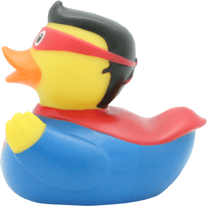 Rubber Duck With Sunglasses PNG