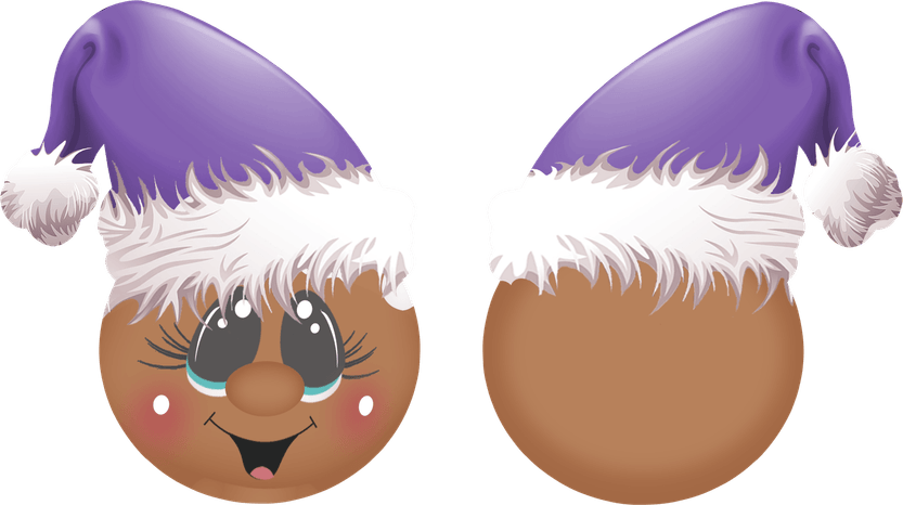 Purple Santa Hat PNG