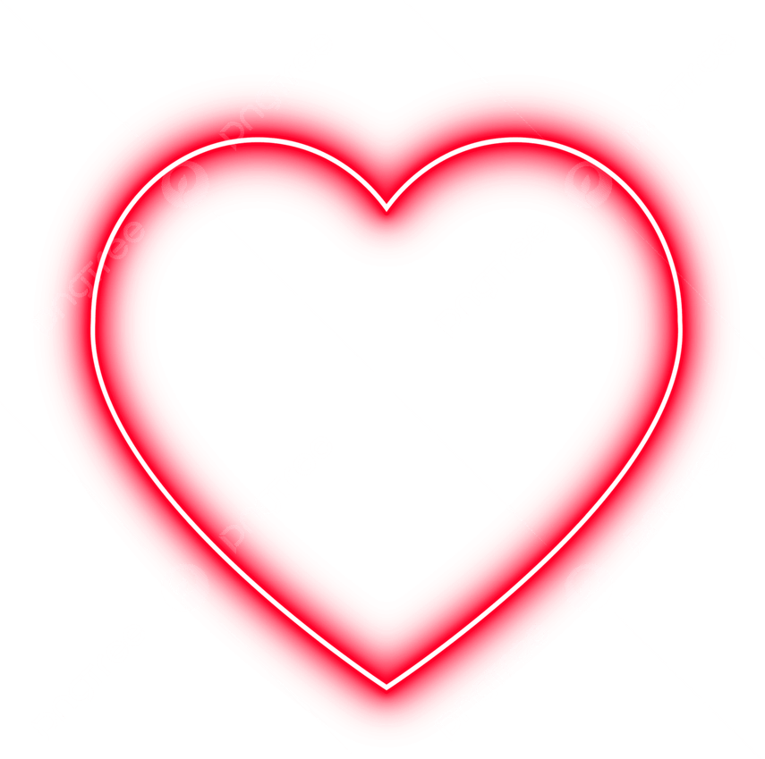 Neon Heart PNG