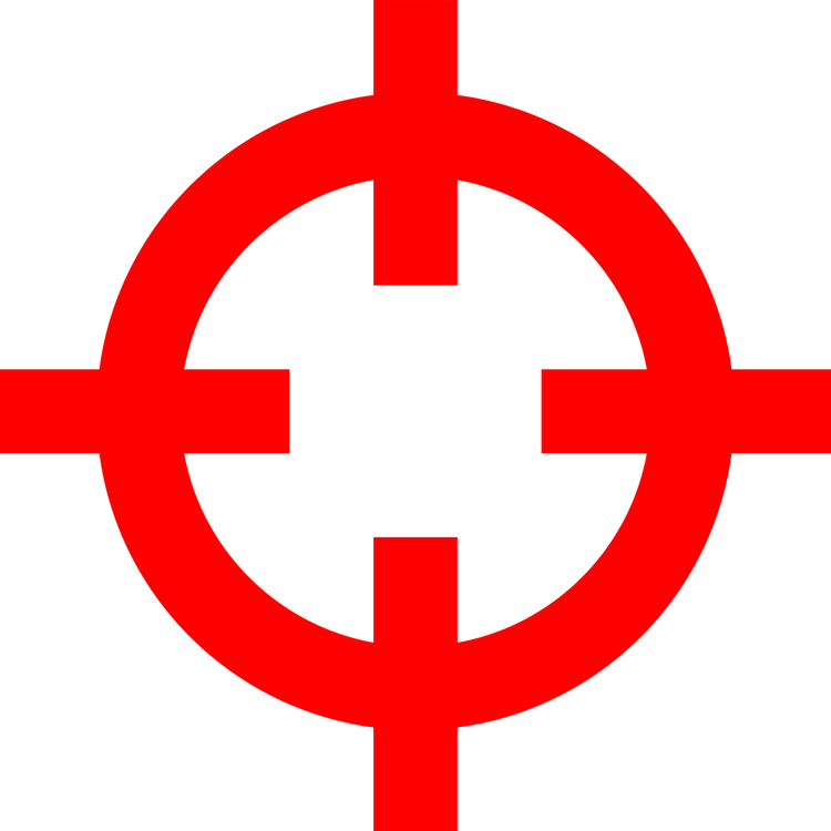 Red Crosshair PNG