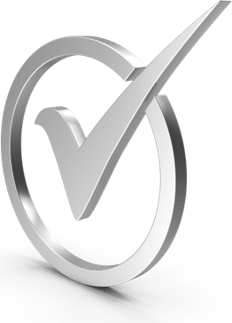 Silver Check Mark PNG