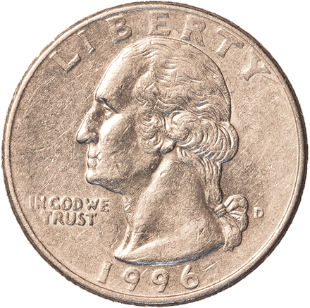 Quarter United States Coin PNG