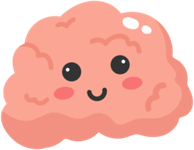 Cute Brain PNG