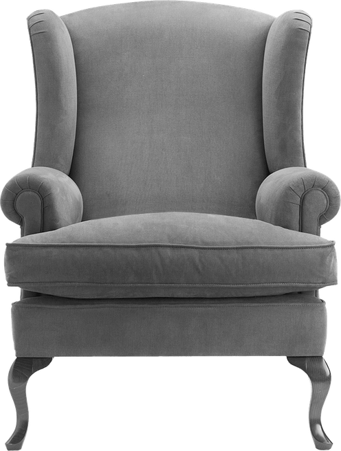 Grey Armchair PNG