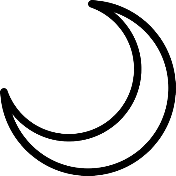 Crescent Moon PNG