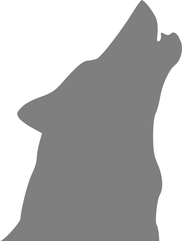 Howling Dog PNG