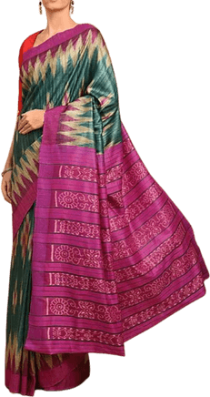 Sambalpuri Saree Border PNG