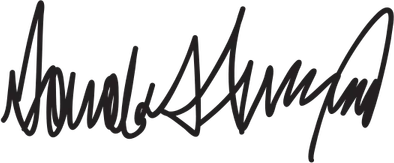 Donald Trump Signature PNG