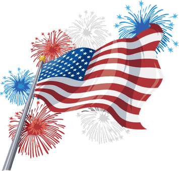 4th Of July Fireworks PNG