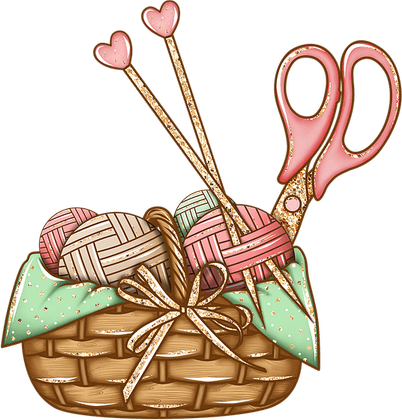 Basket Wool PNG