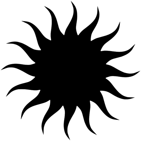 Black Sun PNG