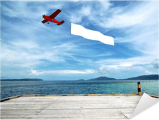 Plane Banner PNG