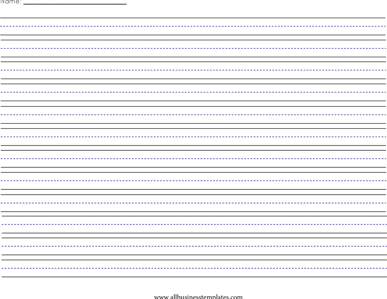 Lined Paper PNG
