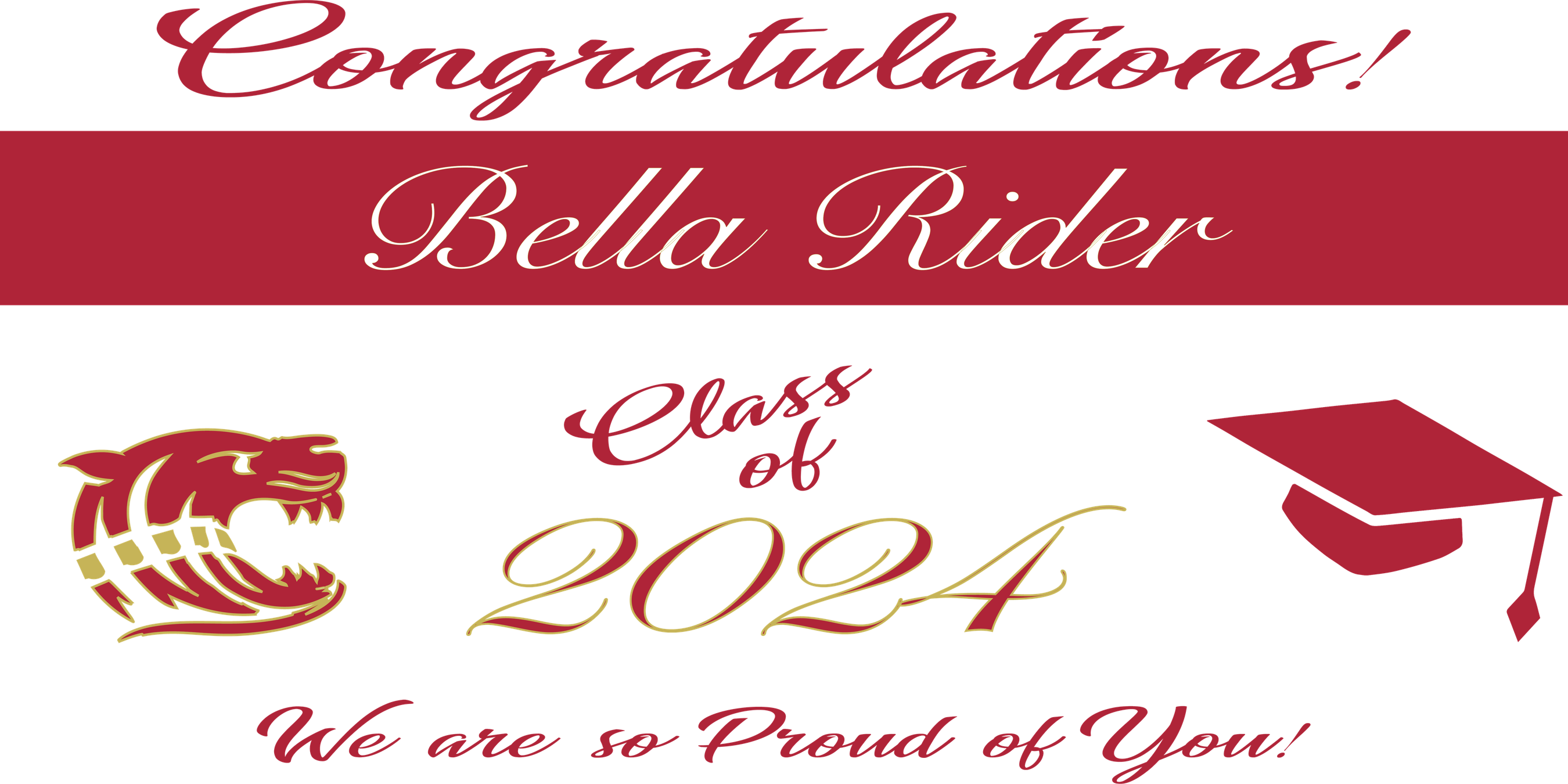 Graduation Banner PNG