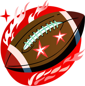 Flaming Football PNG