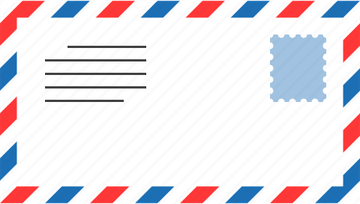 Air Mail Envelope PNG