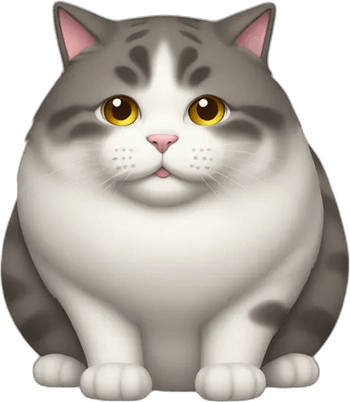 Obese Cat PNG