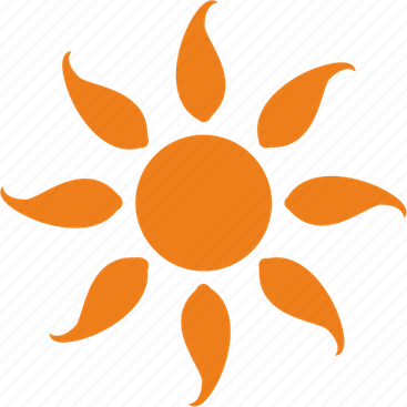 Fire Sun PNG