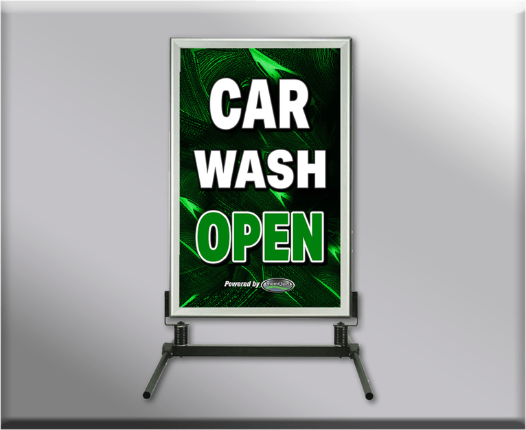 Car Wash Banner PNG