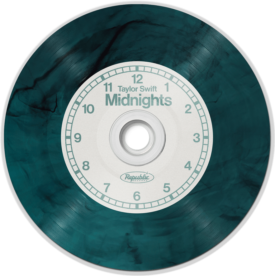 Taylor Swift Midnights Clock PNG