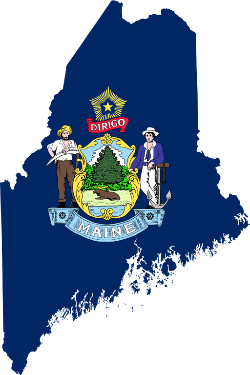 Maine Flag PNG