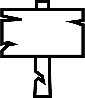 Blank Sign PNG
