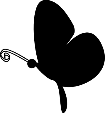 Butterfly Black PNG